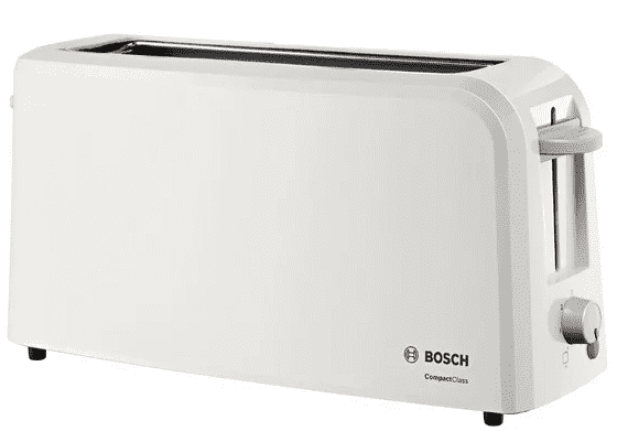 Тостер BOSCH TAT3A001 980Вт белый, Германия